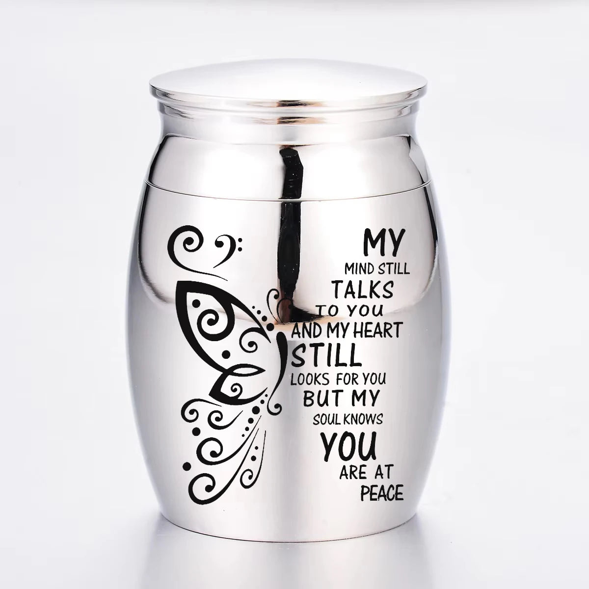 Urne Cendres Animal Personnalisée Acier Inoxydable - Souvenir Chien Chat