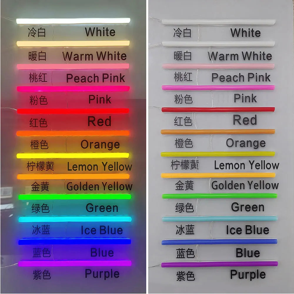 Enseigne Néon LED Personnalisée Texte Logo - Décoration Murale Bar Mariage Chambre