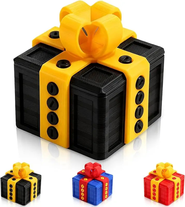 Boîte Cadeau Puzzle à Vis 3D - Surprise Mystère pour Noël & Saint-Valentin