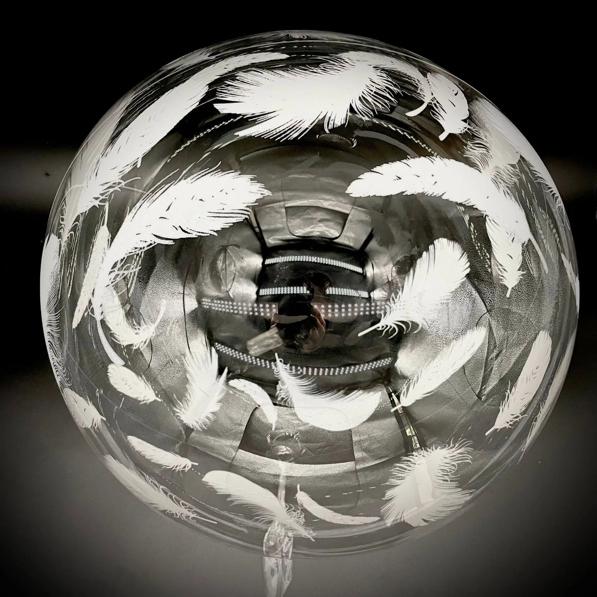 Ballons Bobo Transparents Imprimés 50cm Lot 10 - Mariage Anniversaire Décoration