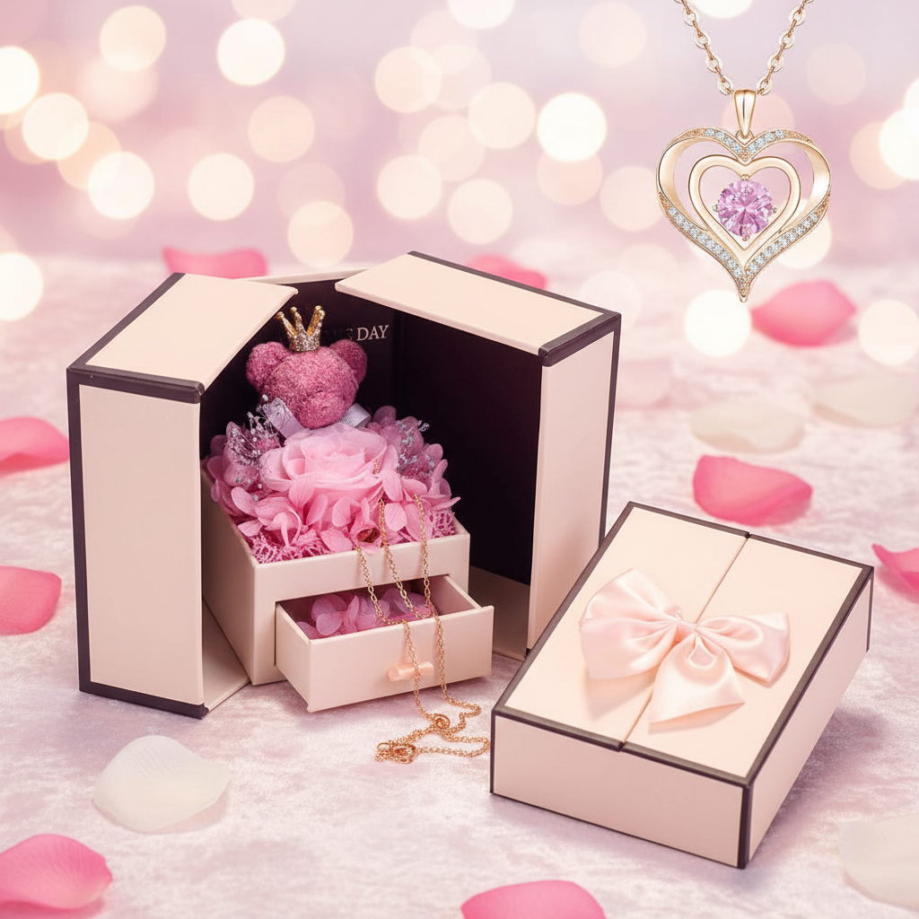 Collier Saint-Valentin - Photo produit professionnelle